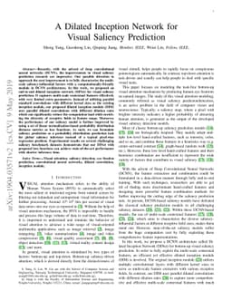 A Dilated Inception Network for Visual Saliency Prediction