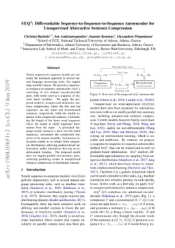 SEQ^3: Differentiable Sequence-to-Sequence-to-Sequence Autoencoder for
  Unsupervised Abstractive Sentence Compression