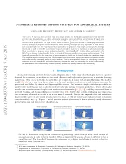 JumpReLU: A Retrofit Defense Strategy for Adversarial Attacks