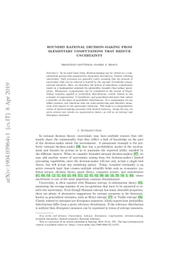 Bounded rational decision-making from elementary computations that
  reduce uncertainty