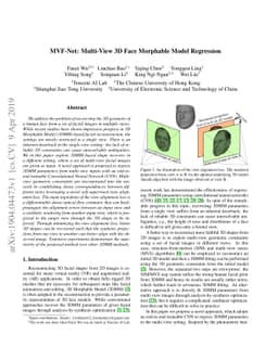 MVF-Net: Multi-View 3D Face Morphable Model Regression