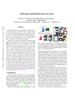 Multi-Target Embodied Question Answering