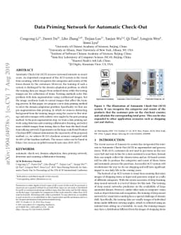 Data Priming Network for Automatic Check-Out