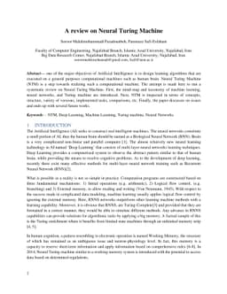 A review on Neural Turing Machine