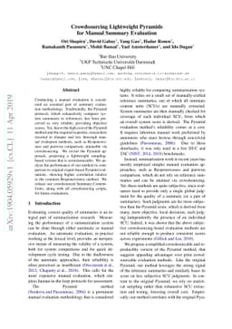 Crowdsourcing Lightweight Pyramids for Manual Summary Evaluation