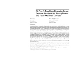 AirPen: A Touchless Fingertip Based Gestural Interface for Smartphones
  and Head-Mounted Devices