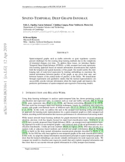 Spatio-Temporal Deep Graph Infomax