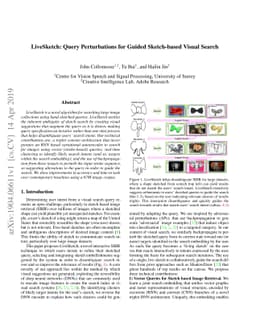 LiveSketch: Query Perturbations for Guided Sketch-based Visual Search