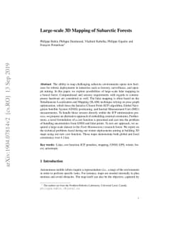 Large-scale 3D Mapping of Subarctic Forests