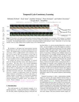 Temporal Cycle-Consistency Learning