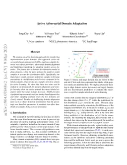 Active Adversarial Domain Adaptation