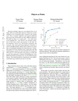 Objects as Points