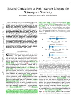 Beyond Correlation: A Path-Invariant Measure for Seismogram Similarity