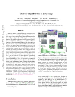 Clustered Object Detection in Aerial Images
