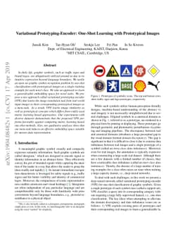 Variational Prototyping-Encoder: One-Shot Learning with Prototypical
  Images