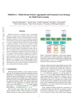 MultiNet++: Multi-Stream Feature Aggregation and Geometric Loss Strategy
  for Multi-Task Learning