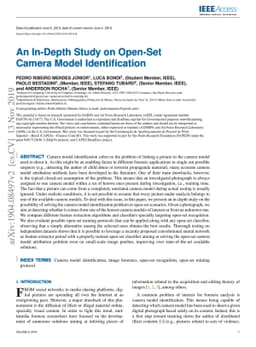 An In-Depth Study on Open-Set Camera Model Identification