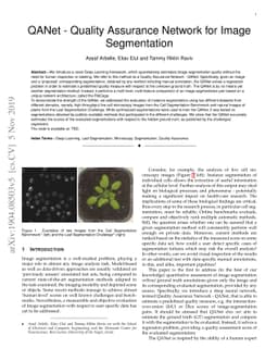 QANet -- Quality Assurance Network for Image Segmentation