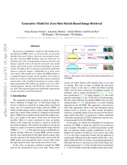 Generative Model for Zero-Shot Sketch-Based Image Retrieval
