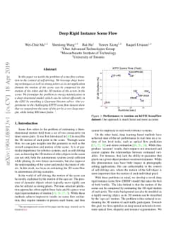 Deep Rigid Instance Scene Flow