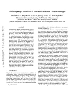 Explaining Deep Classification of Time-Series Data with Learned
  Prototypes