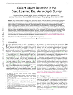 Salient Object Detection in the Deep Learning Era: An In-Depth Survey