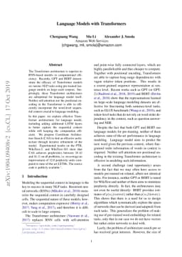 Language Models with Transformers