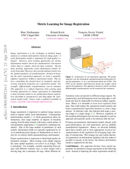 Metric Learning for Image Registration