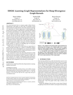 DDGK: Learning Graph Representations for Deep Divergence Graph Kernels