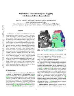 VITAMIN-E: VIsual Tracking And MappINg with Extremely Dense Feature
  Points