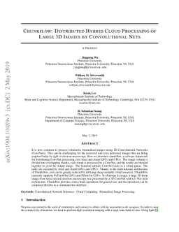 Chunkflow: Distributed Hybrid Cloud Processing of Large 3D Images by
  Convolutional Nets