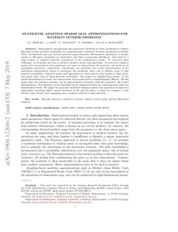 Multilevel adaptive sparse Leja approximations for Bayesian inverse
  problems