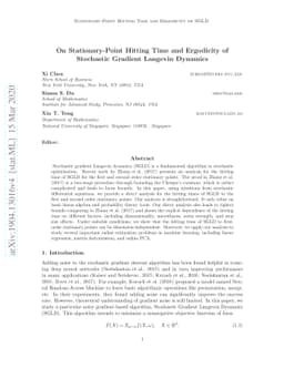 On Stationary-Point Hitting Time and Ergodicity of Stochastic Gradient
  Langevin Dynamics