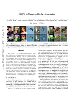 SCOPS: Self-Supervised Co-Part Segmentation