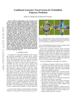 Conditional Generative Neural System for Probabilistic Trajectory
  Prediction