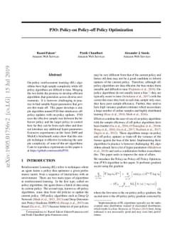 P3O: Policy-on Policy-off Policy Optimization