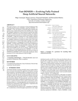 Fast-DENSER++: Evolving Fully-Trained Deep Artificial Neural Networks