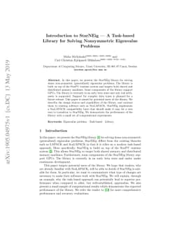 Introduction to StarNEig -- A Task-based Library for Solving
  Nonsymmetric Eigenvalue Problems