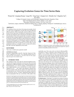 Capturing Evolution Genes for Time Series Data