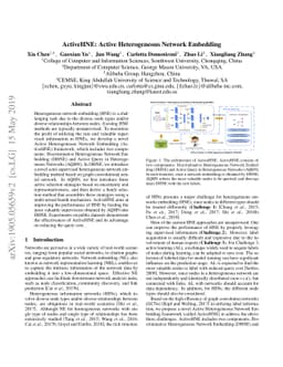 ActiveHNE: Active Heterogeneous Network Embedding