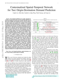 Contextualized Spatial-Temporal Network for Taxi Origin-Destination
  Demand Prediction