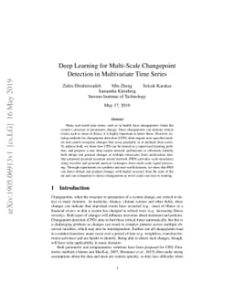 Deep Learning for Multi-Scale Changepoint Detection in Multivariate Time
  Series