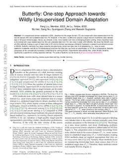 Butterfly: One-step Approach towards Wildly Unsupervised Domain
  Adaptation
