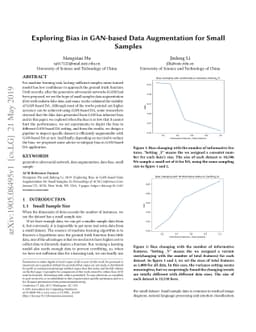 Exploring Bias in GAN-based Data Augmentation for Small Samples