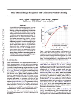 Data-Efficient Image Recognition with Contrastive Predictive Coding