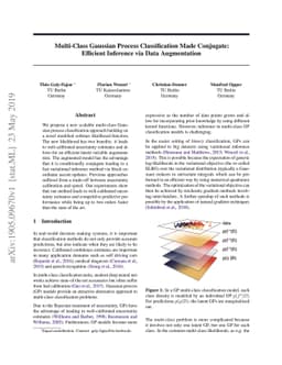 Multi-Class Gaussian Process Classification Made Conjugate: Efficient
  Inference via Data Augmentation