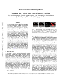 Flow-based Intrinsic Curiosity Module