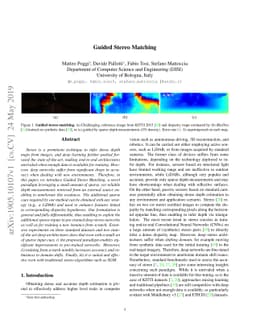 Guided Stereo Matching