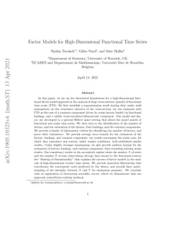 Factor Models for High-Dimensional Functional Time Series