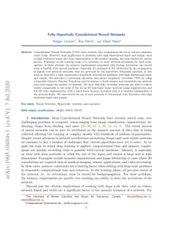Fully Hyperbolic Convolutional Neural Networks